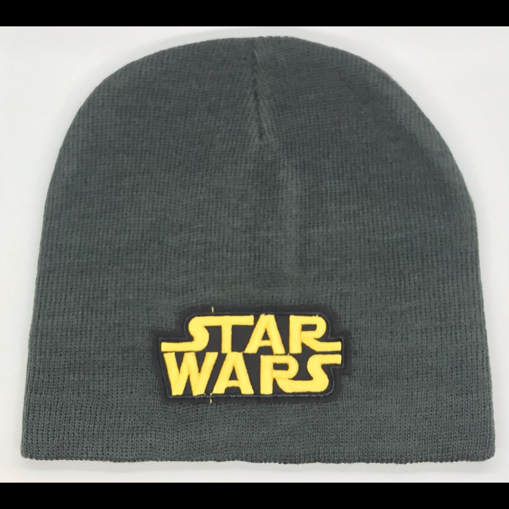 Gray Star Wars Patch Beanie